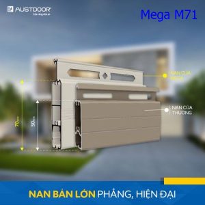 Cửa cuốn nan nhôm Mega M71